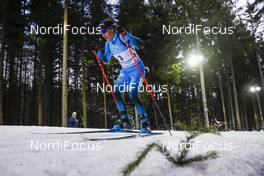 12.03.2021, Nove Mesto, Czech Republic (CZE): Julia Simon (FRA) - IBU World Cup Biathlon, sprint women, Nove Mesto (CZE). www.nordicfocus.com. © Manzoni/NordicFocus. Every downloaded picture is fee-liable.
