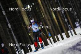 12.03.2021, Nove Mesto, Czech Republic (CZE): Megan Bankes (CAN) - IBU World Cup Biathlon, sprint women, Nove Mesto (CZE). www.nordicfocus.com. © Manzoni/NordicFocus. Every downloaded picture is fee-liable.