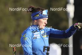 12.03.2021, Nove Mesto, Czech Republic (CZE): Linn Persson (SWE) - IBU World Cup Biathlon, sprint women, Nove Mesto (CZE). www.nordicfocus.com. © Manzoni/NordicFocus. Every downloaded picture is fee-liable.