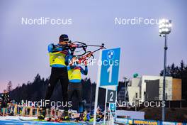 10.03.2021, Nove Mesto, Czech Republic (CZE): Quentin Fillon Maillet (FRA) - IBU World Cup Biathlon, training, Nove Mesto (CZE). www.nordicfocus.com. © Manzoni/NordicFocus. Every downloaded picture is fee-liable.
