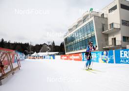 10.03.2021, Nove Mesto, Czech Republic (CZE): Lena Haecki (SUI) - IBU World Cup Biathlon, training, Nove Mesto (CZE). www.nordicfocus.com. © Manzoni/NordicFocus. Every downloaded picture is fee-liable.