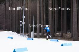 10.03.2021, Nove Mesto, Czech Republic (CZE): Mari Eder (FIN) - IBU World Cup Biathlon, training, Nove Mesto (CZE). www.nordicfocus.com. © Manzoni/NordicFocus. Every downloaded picture is fee-liable.