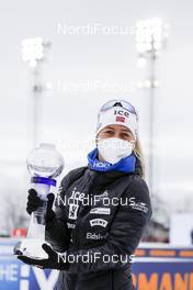 20.03.2021, Oestersund, Sweden, (SWE): Tiril Eckhoff (NOR), ++ - IBU World Cup Biathlon, cups, Oestersund (SWE). www.nordicfocus.com. © Manzoni/NordicFocus. Every downloaded picture is fee-liable.