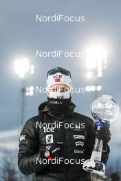 18.03.2021, Oestersund, Sweden, (SWE): Johannes Thingnes Boe (NOR) - IBU World Cup Biathlon, cups, Oestersund (SWE). www.nordicfocus.com. © Manzoni/NordicFocus. Every downloaded picture is fee-liable.