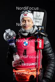 21.03.2021, Oestersund, Sweden, (SWE): Tarjei Boe (NOR) - IBU World Cup Biathlon, cups, Oestersund (SWE). www.nordicfocus.com. © Manzoni/NordicFocus. Every downloaded picture is fee-liable.