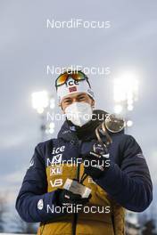 18.03.2021, Oestersund, Sweden, (SWE): Sturla Holm Laegreid (NOR) - IBU World Cup Biathlon, cups, Oestersund (SWE). www.nordicfocus.com. © Manzoni/NordicFocus. Every downloaded picture is fee-liable.