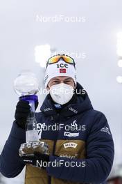 20.03.2021, Oestersund, Sweden, (SWE): Sturla Holm Laegreid (NOR) - IBU World Cup Biathlon, cups, Oestersund (SWE). www.nordicfocus.com. © Manzoni/NordicFocus. Every downloaded picture is fee-liable.
