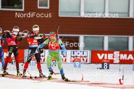21.03.2021, Oestersund, Sweden, (SWE): Jakov Fak (SLO) - IBU World Cup Biathlon, mass men, Oestersund (SWE). www.nordicfocus.com. © Manzoni/NordicFocus. Every downloaded picture is fee-liable.