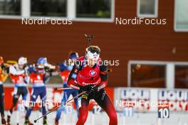 21.03.2021, Oestersund, Sweden, (SWE): Tarjei Boe (NOR) - IBU World Cup Biathlon, mass men, Oestersund (SWE). www.nordicfocus.com. © Manzoni/NordicFocus. Every downloaded picture is fee-liable.