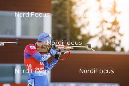 21.03.2021, Oestersund, Sweden, (SWE): Eduard Latypov (RUS) - IBU World Cup Biathlon, mass men, Oestersund (SWE). www.nordicfocus.com. © Manzoni/NordicFocus. Every downloaded picture is fee-liable.