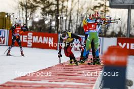 21.03.2021, Oestersund, Sweden, (SWE): Johannes Thingnes Boe (NOR) - IBU World Cup Biathlon, mass men, Oestersund (SWE). www.nordicfocus.com. © Manzoni/NordicFocus. Every downloaded picture is fee-liable.