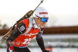 21.03.2021, Oestersund, Sweden, (SWE): Felix Leitner (AUT) - IBU World Cup Biathlon, mass men, Oestersund (SWE). www.nordicfocus.com. © Manzoni/NordicFocus. Every downloaded picture is fee-liable.