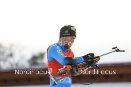 21.03.2021, Oestersund, Sweden, (SWE): Antonin Guigonnat (FRA) - IBU World Cup Biathlon, mass men, Oestersund (SWE). www.nordicfocus.com. © Manzoni/NordicFocus. Every downloaded picture is fee-liable.
