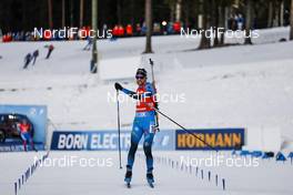 21.03.2021, Oestersund, Sweden, (SWE): Simon Desthieux (FRA) - IBU World Cup Biathlon, mass men, Oestersund (SWE). www.nordicfocus.com. © Manzoni/NordicFocus. Every downloaded picture is fee-liable.
