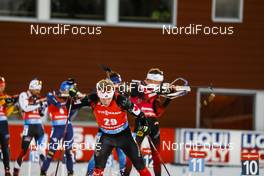 21.03.2021, Oestersund, Sweden, (SWE): Scott Gow (CAN) - IBU World Cup Biathlon, mass men, Oestersund (SWE). www.nordicfocus.com. © Manzoni/NordicFocus. Every downloaded picture is fee-liable.