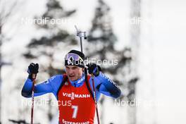 21.03.2021, Oestersund, Sweden, (SWE): Emilien Jacquelin (FRA) - IBU World Cup Biathlon, mass men, Oestersund (SWE). www.nordicfocus.com. © Manzoni/NordicFocus. Every downloaded picture is fee-liable.