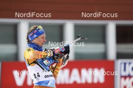21.03.2021, Oestersund, Sweden, (SWE): Vanessa Hinz (GER) - IBU World Cup Biathlon, mass women, Oestersund (SWE). www.nordicfocus.com. © Manzoni/NordicFocus. Every downloaded picture is fee-liable.