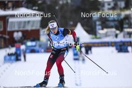 21.03.2021, Oestersund, Sweden, (SWE): Marte Olsbu Roeiseland (NOR) - IBU World Cup Biathlon, mass women, Oestersund (SWE). www.nordicfocus.com. © Manzoni/NordicFocus. Every downloaded picture is fee-liable.