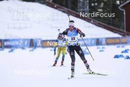 21.03.2021, Oestersund, Sweden, (SWE): Dunja Zdouc (AUT) - IBU World Cup Biathlon, mass women, Oestersund (SWE). www.nordicfocus.com. © Manzoni/NordicFocus. Every downloaded picture is fee-liable.