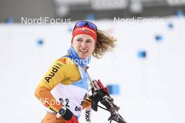 21.03.2021, Oestersund, Sweden, (SWE): Janina Hettich (ER) - IBU World Cup Biathlon, mass women, Oestersund (SWE). www.nordicfocus.com. © Manzoni/NordicFocus. Every downloaded picture is fee-liable.