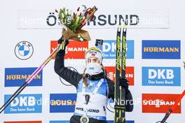 21.03.2021, Oestersund, Sweden, (SWE): Ingrid Landmark Tandrevold (NOR) - IBU World Cup Biathlon, mass women, Oestersund (SWE). www.nordicfocus.com. © Manzoni/NordicFocus. Every downloaded picture is fee-liable.