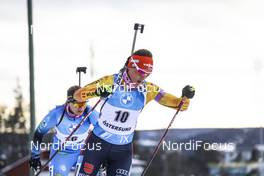 21.03.2021, Oestersund, Sweden, (SWE): Anais Bescond (FRA), Denise Herrmann (GER), (l-r) - IBU World Cup Biathlon, mass women, Oestersund (SWE). www.nordicfocus.com. © Manzoni/NordicFocus. Every downloaded picture is fee-liable.