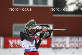 21.03.2021, Oestersund, Sweden, (SWE): Lisa Theresa Hauser (AUT) - IBU World Cup Biathlon, mass women, Oestersund (SWE). www.nordicfocus.com. © Manzoni/NordicFocus. Every downloaded picture is fee-liable.