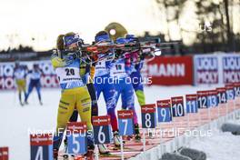 21.03.2021, Oestersund, Sweden, (SWE): Mona Brorsson (SWE) - IBU World Cup Biathlon, mass women, Oestersund (SWE). www.nordicfocus.com. © Manzoni/NordicFocus. Every downloaded picture is fee-liable.