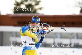20.03.2021, Oestersund, Sweden, (SWE): Martin Ponsiluoma (SWE) - IBU World Cup Biathlon, pursuit men, Oestersund (SWE). www.nordicfocus.com. © Manzoni/NordicFocus. Every downloaded picture is fee-liable.
