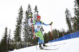 20.03.2021, Oestersund, Sweden, (SWE): Rok Trsan (SLO) - IBU World Cup Biathlon, pursuit men, Oestersund (SWE). www.nordicfocus.com. © Manzoni/NordicFocus. Every downloaded picture is fee-liable.