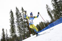 20.03.2021, Oestersund, Sweden, (SWE): Sebastian Samuelsson (SWE) - IBU World Cup Biathlon, pursuit men, Oestersund (SWE). www.nordicfocus.com. © Manzoni/NordicFocus. Every downloaded picture is fee-liable.