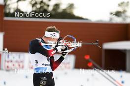 20.03.2021, Oestersund, Sweden, (SWE): Tarjei Boe (NOR) - IBU World Cup Biathlon, pursuit men, Oestersund (SWE). www.nordicfocus.com. © Manzoni/NordicFocus. Every downloaded picture is fee-liable.