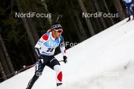 20.03.2021, Oestersund, Sweden, (SWE): Tsukasa Kobonoki (JPN) - IBU World Cup Biathlon, pursuit men, Oestersund (SWE). www.nordicfocus.com. © Manzoni/NordicFocus. Every downloaded picture is fee-liable.