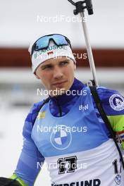 20.03.2021, Oestersund, Sweden, (SWE): Anton Smolski (BLR) - IBU World Cup Biathlon, pursuit men, Oestersund (SWE). www.nordicfocus.com. © Manzoni/NordicFocus. Every downloaded picture is fee-liable.