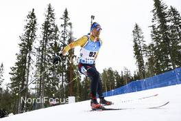 20.03.2021, Oestersund, Sweden, (SWE): David Zobel (GER) - IBU World Cup Biathlon, pursuit men, Oestersund (SWE). www.nordicfocus.com. © Manzoni/NordicFocus. Every downloaded picture is fee-liable.