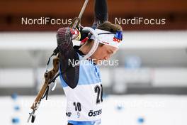 20.03.2021, Oestersund, Sweden, (SWE): Felix Leitner (AUT) - IBU World Cup Biathlon, pursuit men, Oestersund (SWE). www.nordicfocus.com. © Manzoni/NordicFocus. Every downloaded picture is fee-liable.