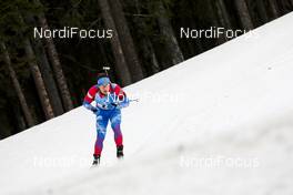 20.03.2021, Oestersund, Sweden, (SWE): Eduard Latypov (RUS) - IBU World Cup Biathlon, pursuit men, Oestersund (SWE). www.nordicfocus.com. © Manzoni/NordicFocus. Every downloaded picture is fee-liable.