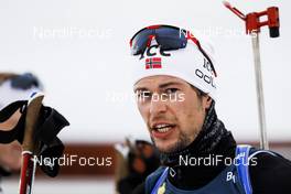 20.03.2021, Oestersund, Sweden, (SWE): Sturla Holm Laegreid (NOR) - IBU World Cup Biathlon, pursuit men, Oestersund (SWE). www.nordicfocus.com. © Manzoni/NordicFocus. Every downloaded picture is fee-liable.