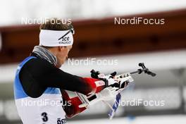 20.03.2021, Oestersund, Sweden, (SWE): Tarjei Boe (NOR) - IBU World Cup Biathlon, pursuit men, Oestersund (SWE). www.nordicfocus.com. © Manzoni/NordicFocus. Every downloaded picture is fee-liable.