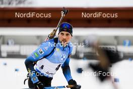 20.03.2021, Oestersund, Sweden, (SWE): Simon Desthieux (FRA) - IBU World Cup Biathlon, pursuit men, Oestersund (SWE). www.nordicfocus.com. © Manzoni/NordicFocus. Every downloaded picture is fee-liable.