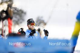 20.03.2021, Oestersund, Sweden, (SWE): Antonin Guigonnat (FRA) - IBU World Cup Biathlon, pursuit men, Oestersund (SWE). www.nordicfocus.com. © Manzoni/NordicFocus. Every downloaded picture is fee-liable.