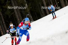20.03.2021, Oestersund, Sweden, (SWE): Alexander Loginov (RUS) - IBU World Cup Biathlon, pursuit men, Oestersund (SWE). www.nordicfocus.com. © Manzoni/NordicFocus. Every downloaded picture is fee-liable.