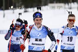 20.03.2021, Oestersund, Sweden, (SWE): Jake Brown (USA) - IBU World Cup Biathlon, pursuit men, Oestersund (SWE). www.nordicfocus.com. © Manzoni/NordicFocus. Every downloaded picture is fee-liable.