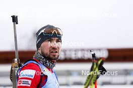 20.03.2021, Oestersund, Sweden, (SWE): Alexander Loginov (RUS) - IBU World Cup Biathlon, pursuit men, Oestersund (SWE). www.nordicfocus.com. © Manzoni/NordicFocus. Every downloaded picture is fee-liable.