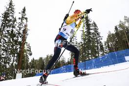 20.03.2021, Oestersund, Sweden, (SWE): Roman Rees (GER) - IBU World Cup Biathlon, pursuit men, Oestersund (SWE). www.nordicfocus.com. © Manzoni/NordicFocus. Every downloaded picture is fee-liable.