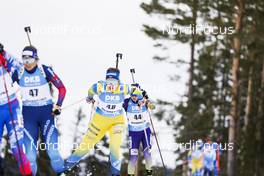 20.03.2021, Oestersund, Sweden, (SWE): Valentina Semerenko (UKR) - IBU World Cup Biathlon, pursuit women, Oestersund (SWE). www.nordicfocus.com. © Manzoni/NordicFocus. Every downloaded picture is fee-liable.