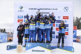 20.03.2021, Oestersund, Sweden, (SWE): Team SWE Event Feature: - IBU World Cup Biathlon, pursuit women, Oestersund (SWE). www.nordicfocus.com. © Manzoni/NordicFocus. Every downloaded picture is fee-liable.