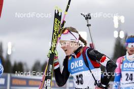 20.03.2021, Oestersund, Sweden, (SWE): Emma Lunder (CAN) - IBU World Cup Biathlon, pursuit women, Oestersund (SWE). www.nordicfocus.com. © Manzoni/NordicFocus. Every downloaded picture is fee-liable.