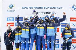 20.03.2021, Oestersund, Sweden, (SWE): Team SWE Event Feature: - IBU World Cup Biathlon, pursuit women, Oestersund (SWE). www.nordicfocus.com. © Manzoni/NordicFocus. Every downloaded picture is fee-liable.