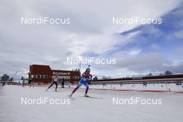 20.03.2021, Oestersund, Sweden, (SWE): Anna Weidel (GER), Anastasia Shevchenko (RUS), (l-r) - IBU World Cup Biathlon, pursuit women, Oestersund (SWE). www.nordicfocus.com. © Manzoni/NordicFocus. Every downloaded picture is fee-liable.